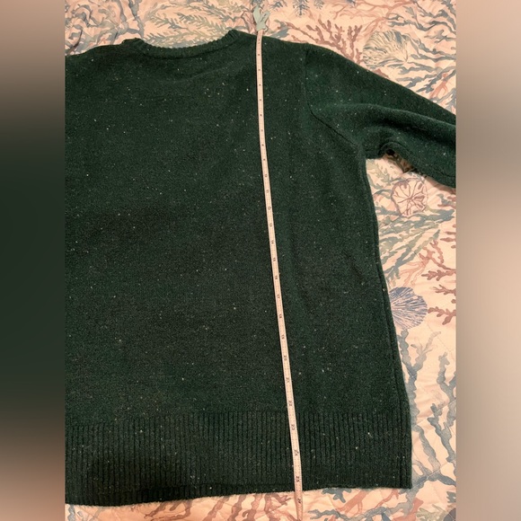 NEW Green Rockin Around Christmas Tree Sweater gold sequins size M runs large - Picture 7 of 12